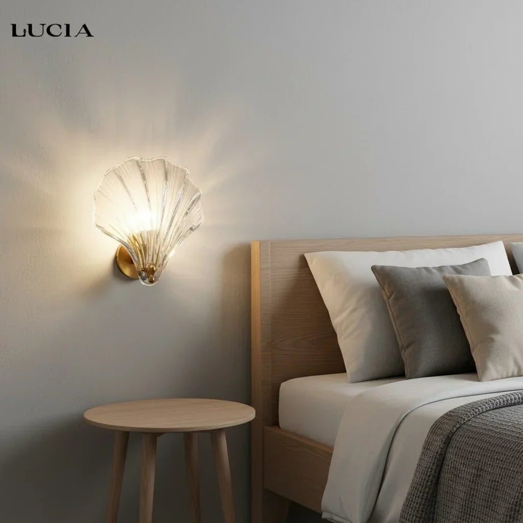 rheia-modern-creative-shell-glass-wall-sconce