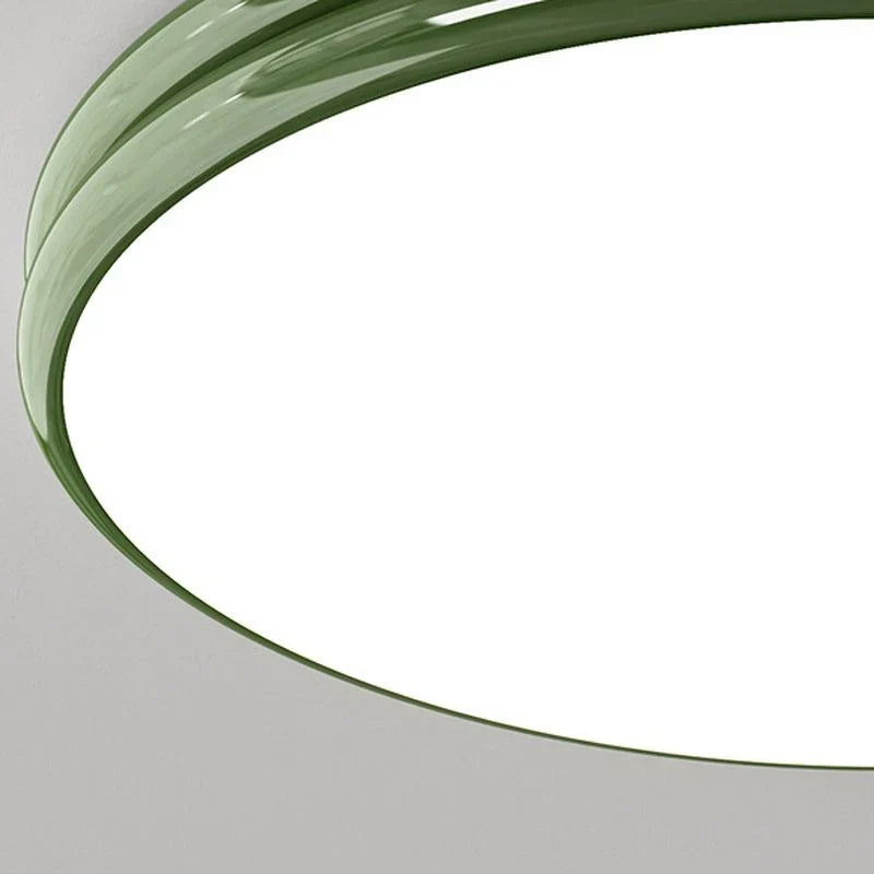 river-modern-green-circular-ceiling-light