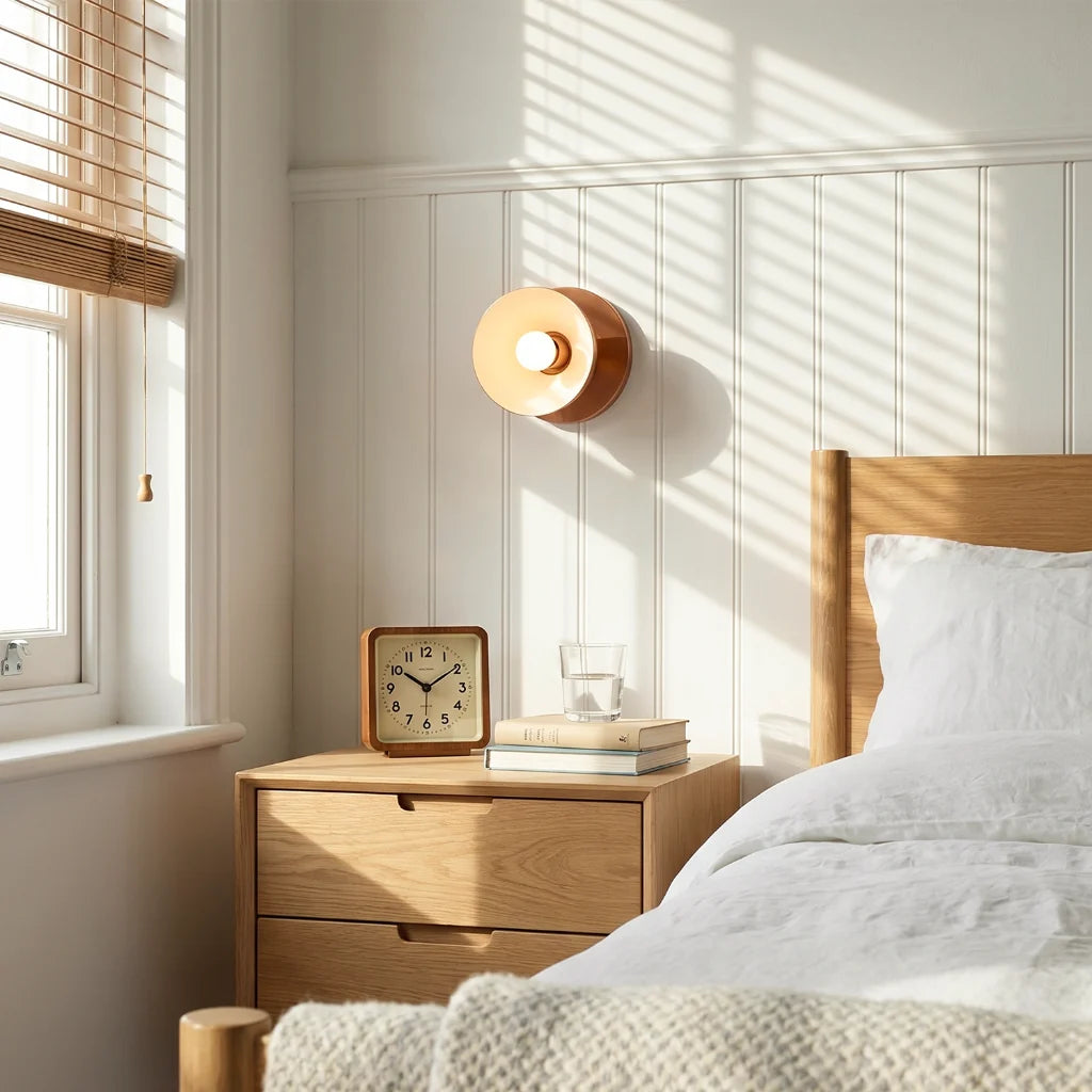 contemporary-1-light-round-brass-wall-light
