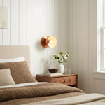 contemporary-1-light-round-brass-wall-light