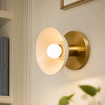 contemporary-1-light-round-brass-wall-light