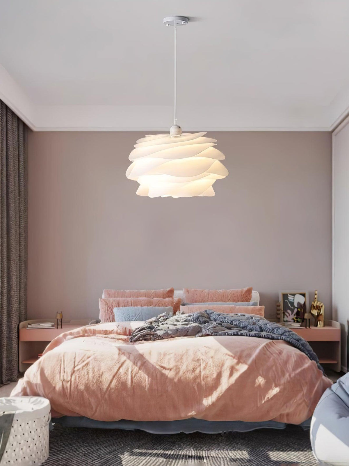 Rose Floral Pendant Light