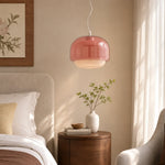 modern-nordic-round-double-dome-colorful-glass-pendant-light