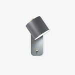 Rotatable Cylinder Plug In Wall Lamp