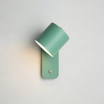 Rotatable Cylinder Plug In Wall Lamp