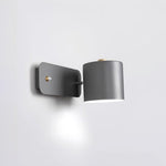 Rotatable Cylinder Plug In Wall Lamp