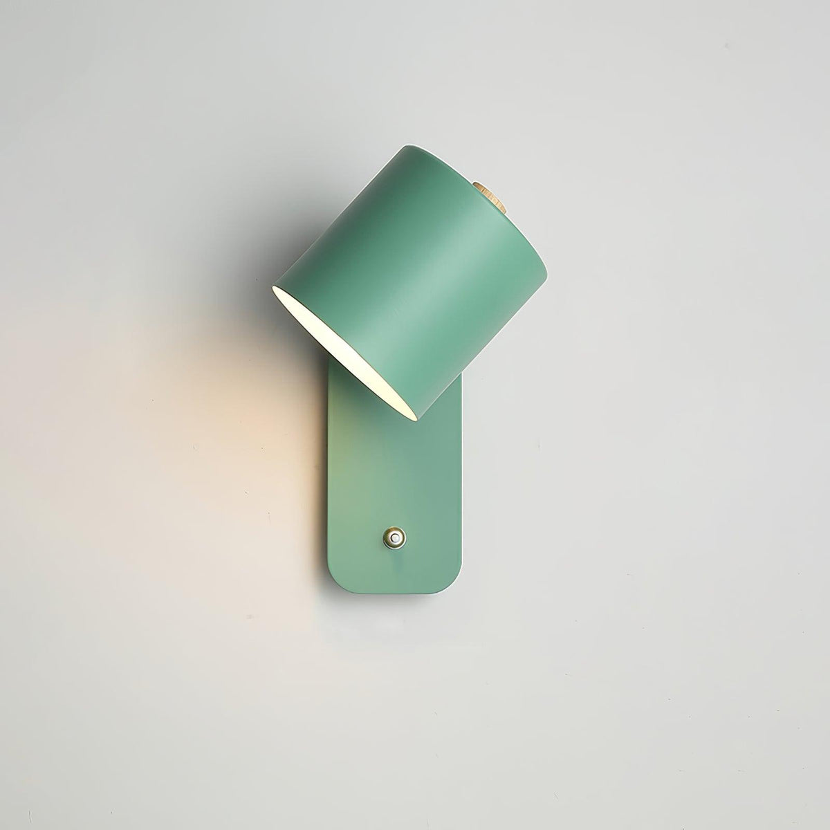Rotatable Cylinder Plug In Wall Lamp