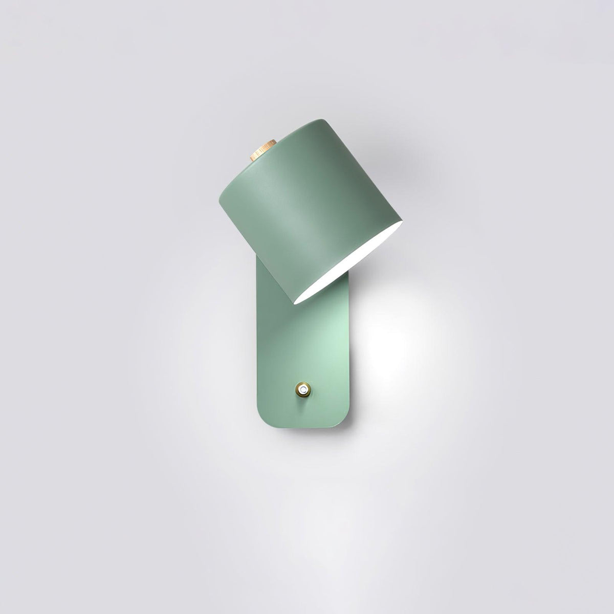Rotatable Cylinder Plug In Wall Lamp
