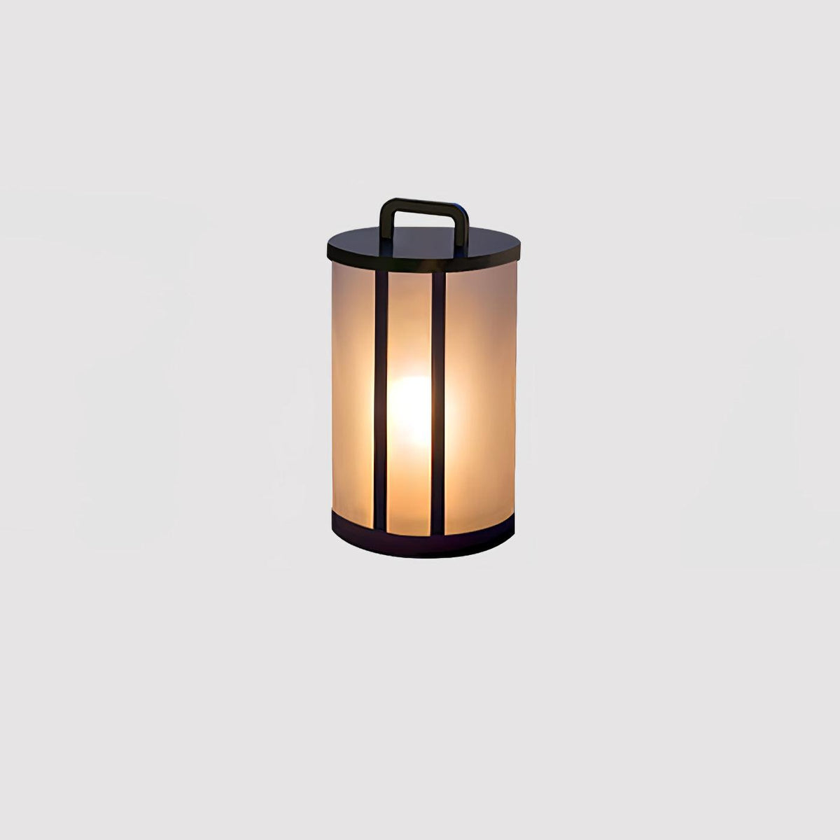 Round Pillar Acrylic Lantern Outdoor Lamp