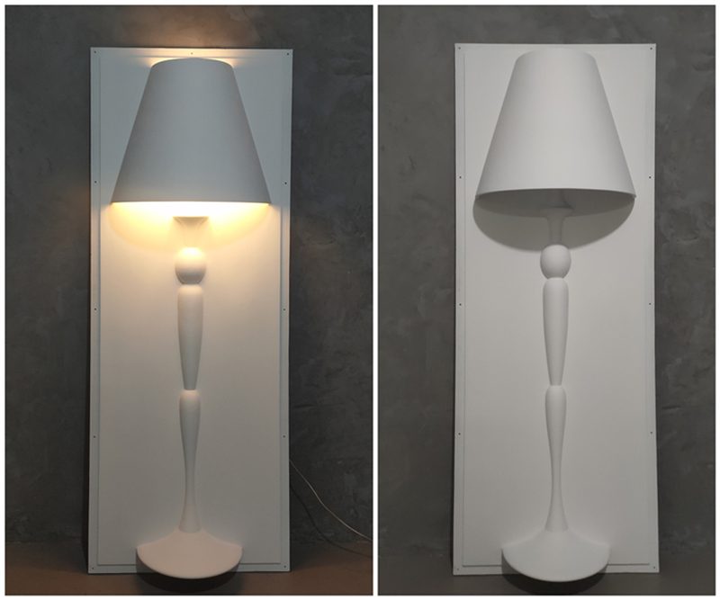 Artistic Ruying Framed Wall Light