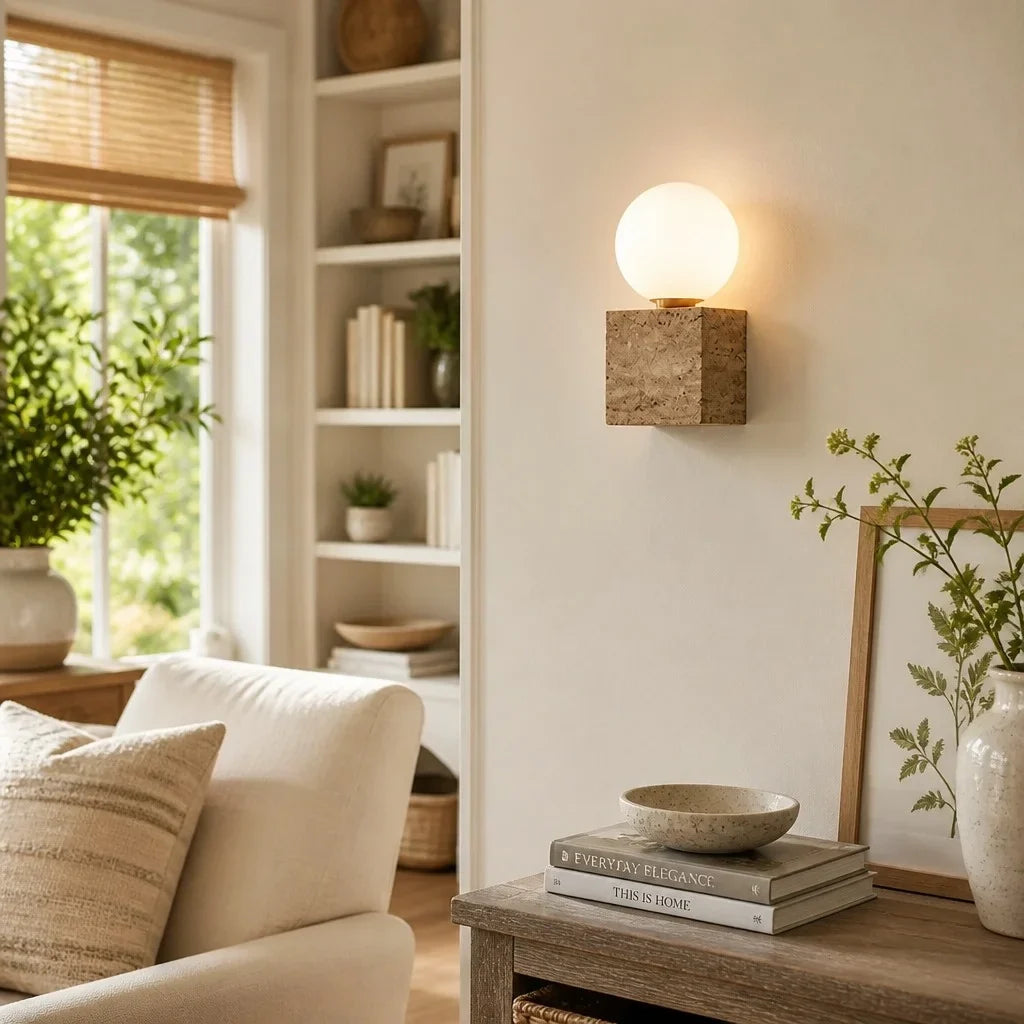 sage-earthy-led-travertine-cube-wall-lamp