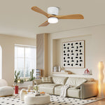 Aerodynamics Wooden Ceiling Fan Light 25027483