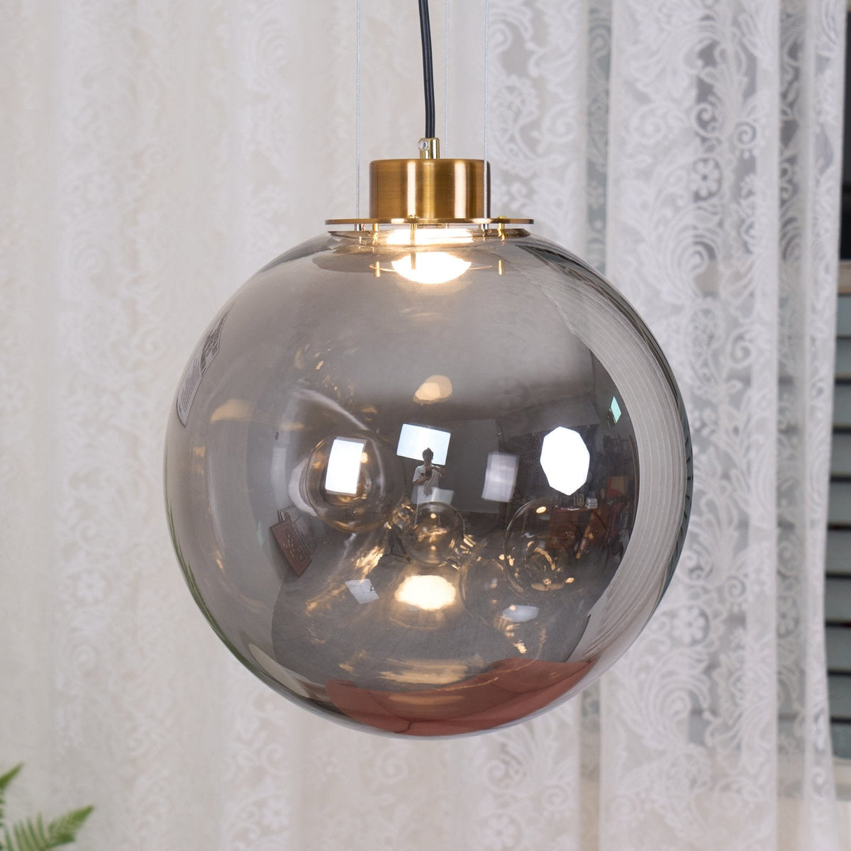 Handcrafted Soap Ball Pendant Ligh