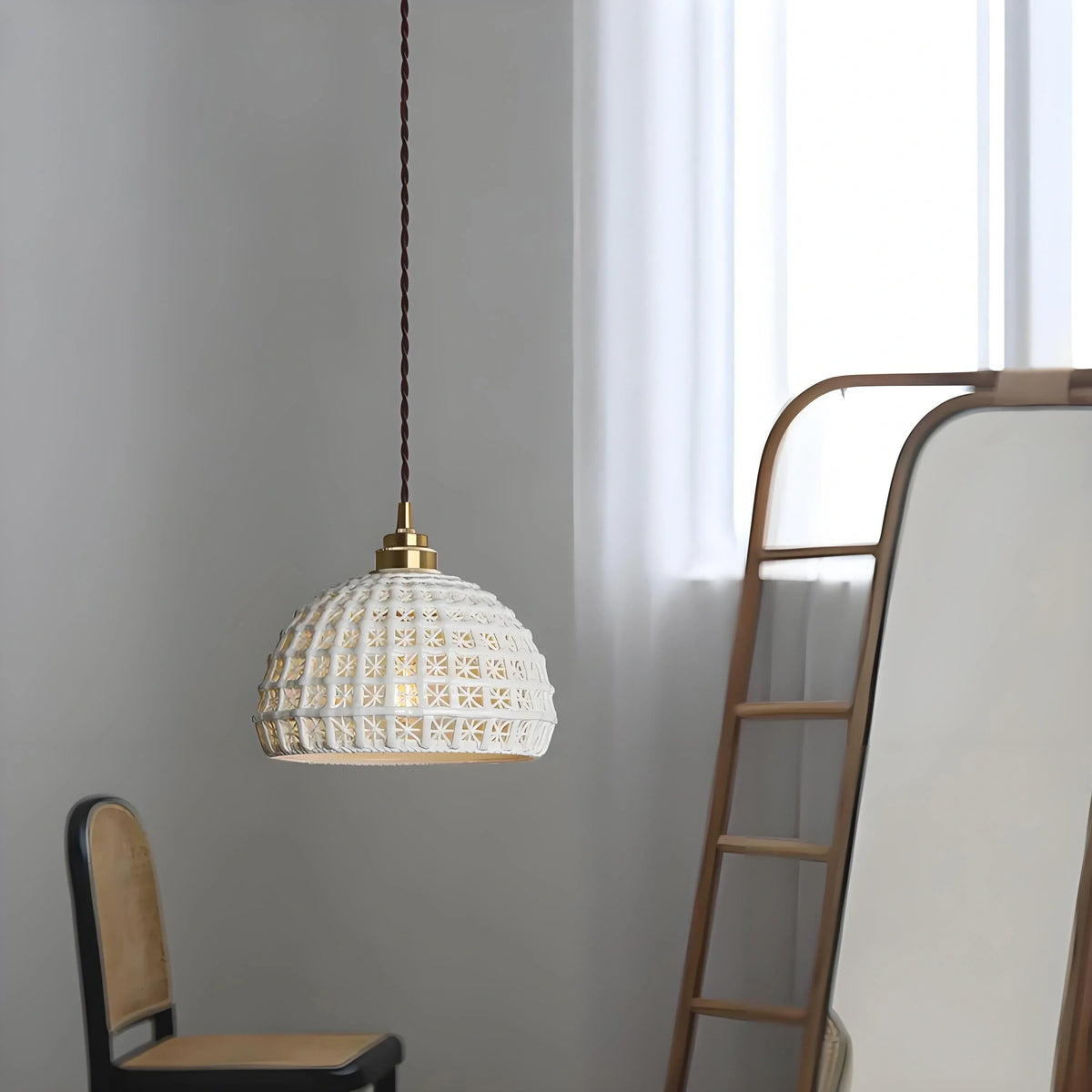 solena-modern-ambient-lighting-ceramic-oval-cage-pendant-lamp