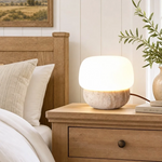 solenne-minimalist-mushroom-travertine-table-light
