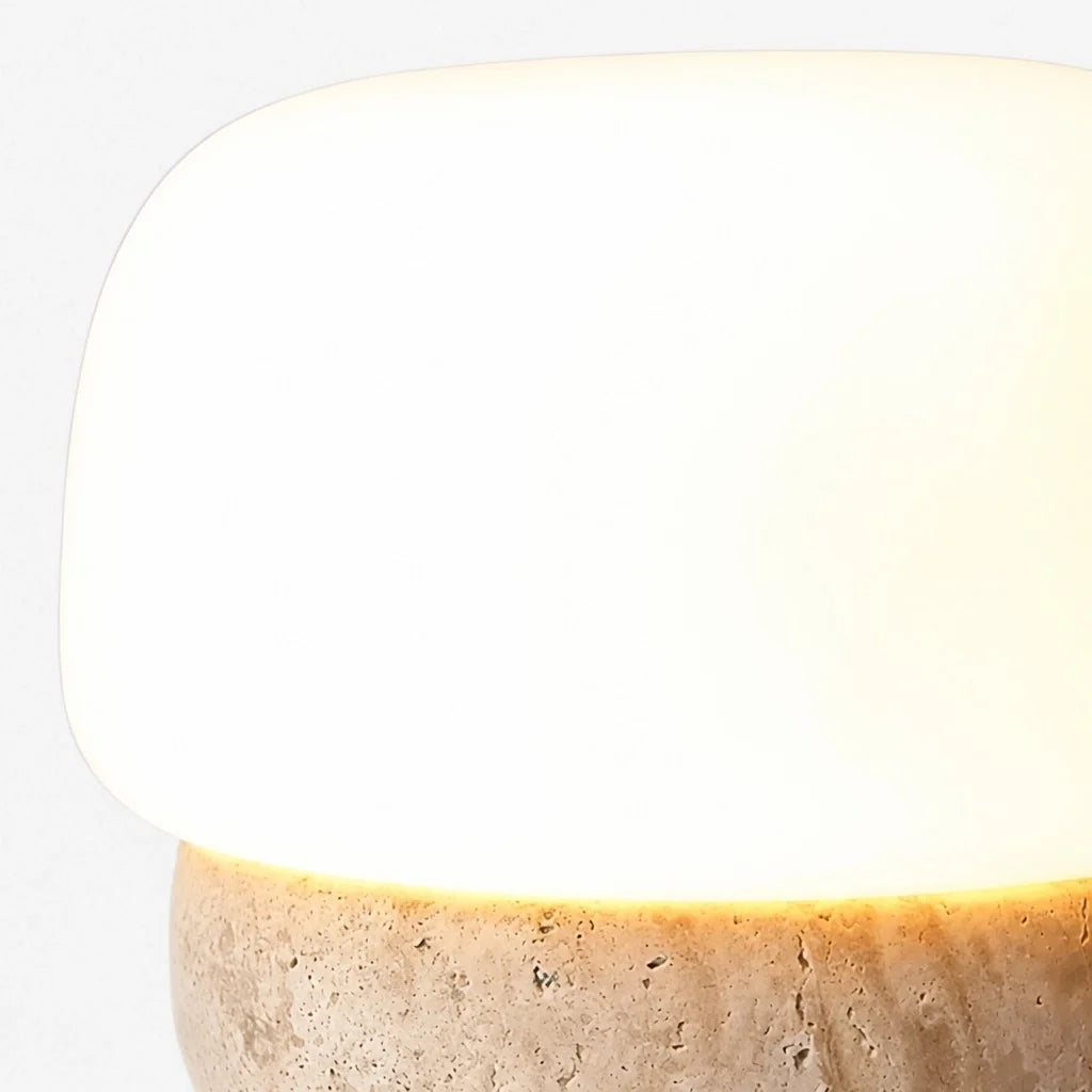 solenne-minimalist-mushroom-travertine-table-light