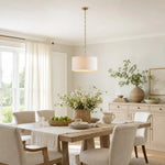 modern-farmhouse-linen-drum-pendant-light
