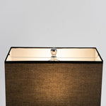 Polished Steel Table Lamp