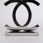 Polished Steel Table Lamp