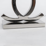 Polished Steel Table Lamp