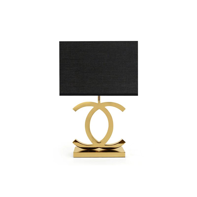 Polished Steel Table Lamp