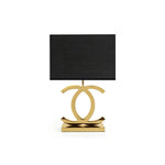 Polished Steel Table Lamp