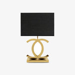 Polished Steel Table Lamp