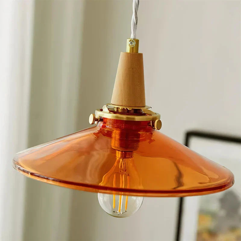 stilbon-nordic-creative-umbrella-orange-glass-pendant-light