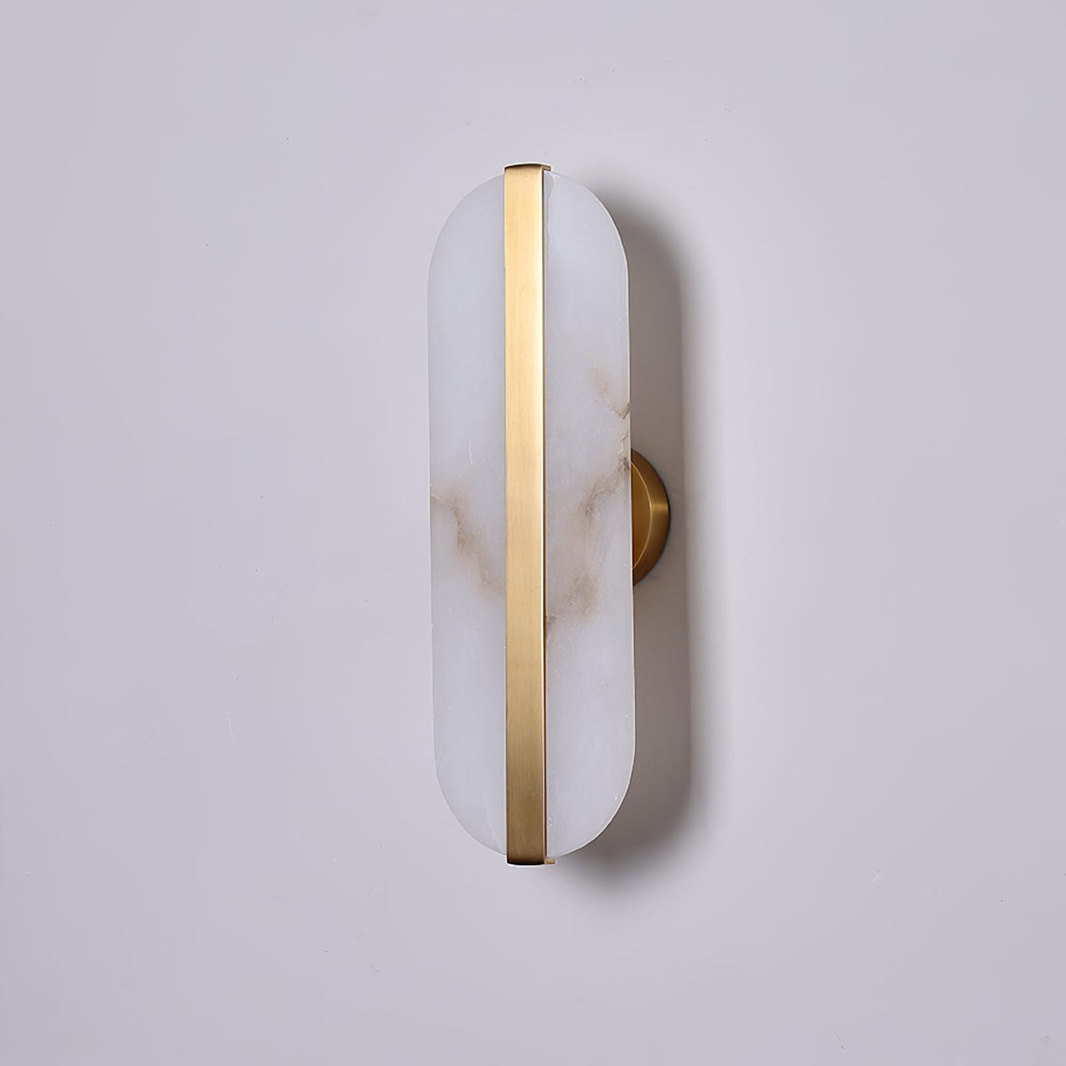 Alabaster Stone Wall Sconce with LED Illumina