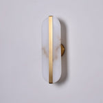 Alabaster Stone Wall Sconce with LED Illumina