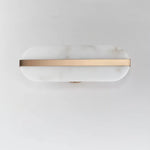 Alabaster Stone Wall Sconce with LED Illumina