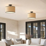 drum-woven-flush-mount-ceiling-light