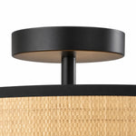 drum-woven-flush-mount-ceiling-light
