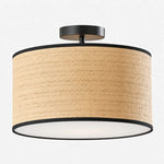 drum-woven-flush-mount-ceiling-light