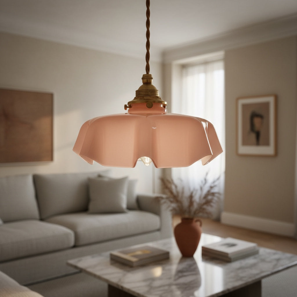traditional-french-glass-floral-ceiling-light