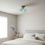 traditional-french-glass-floral-ceiling-light