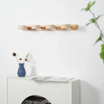 Travertine Duo Wood Wall Light 1