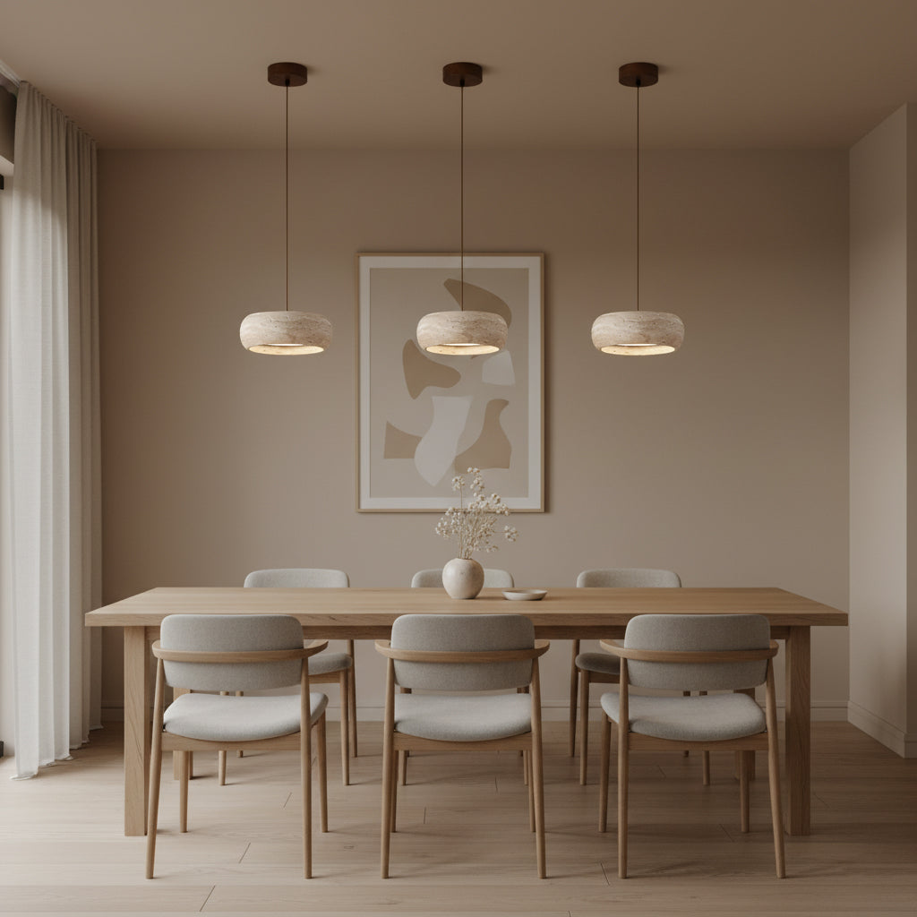 travertine-drum-pendant-lamp