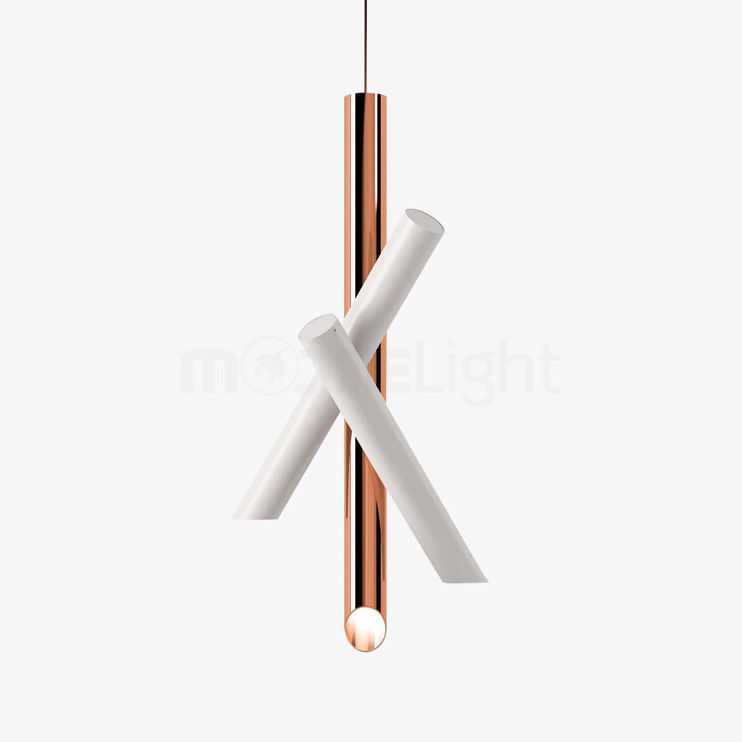 Tubular Glass Pendant Light