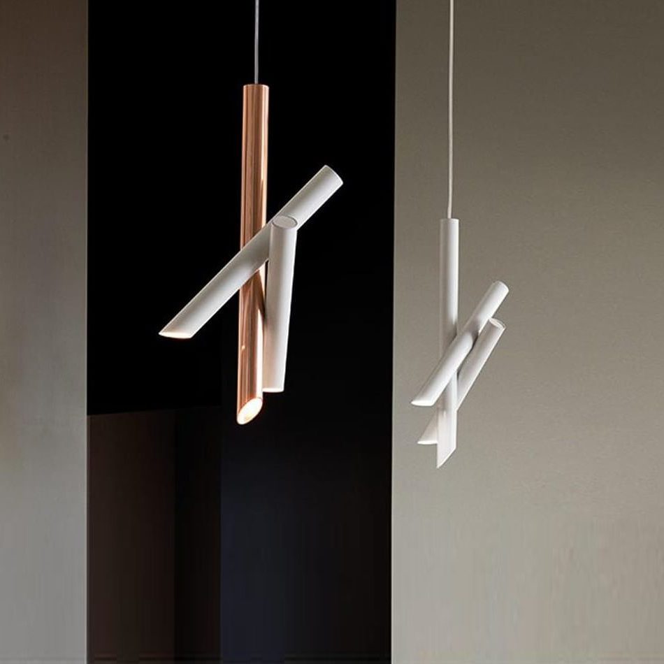 Tubular Glass Pendant Light