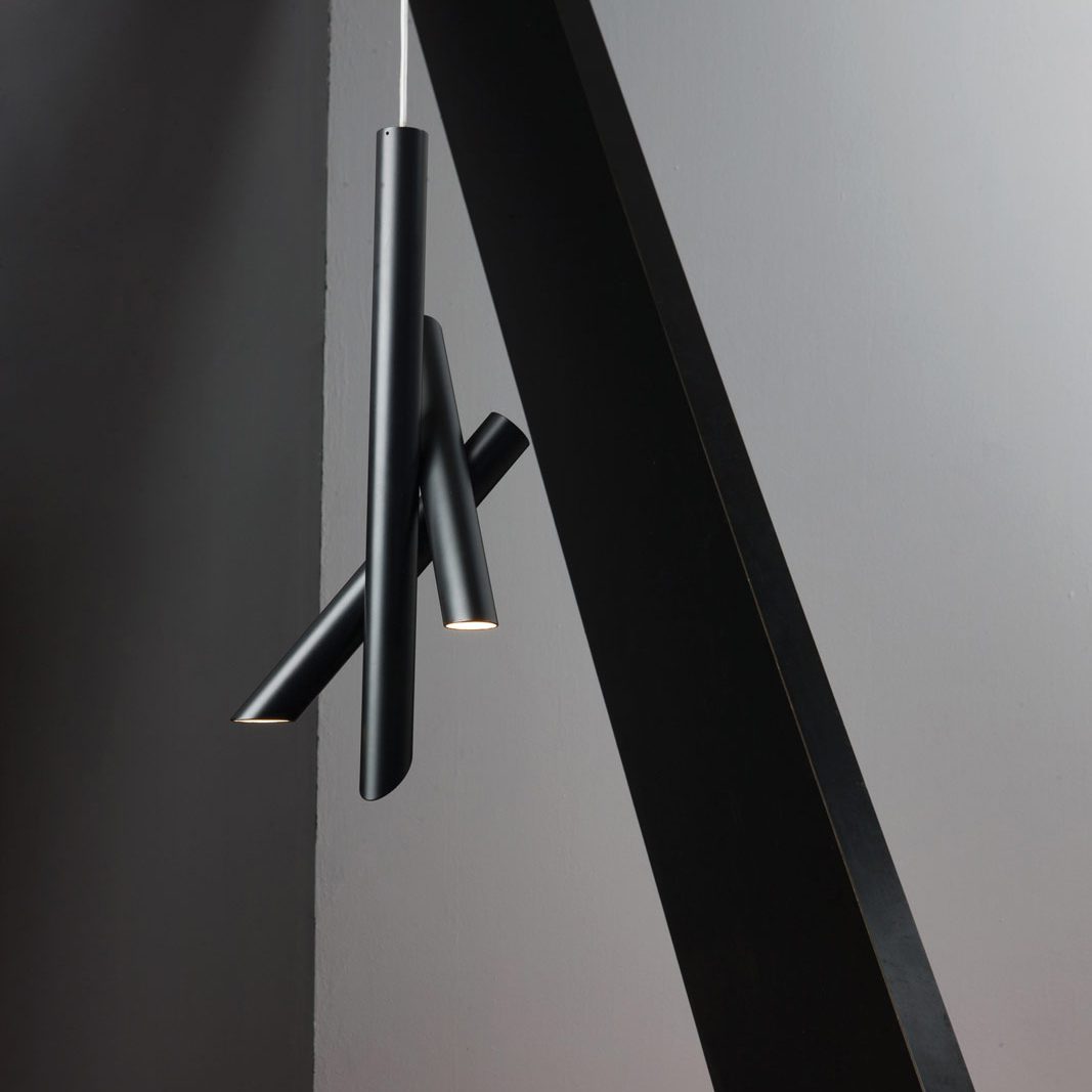Tubular Glass Pendant Light