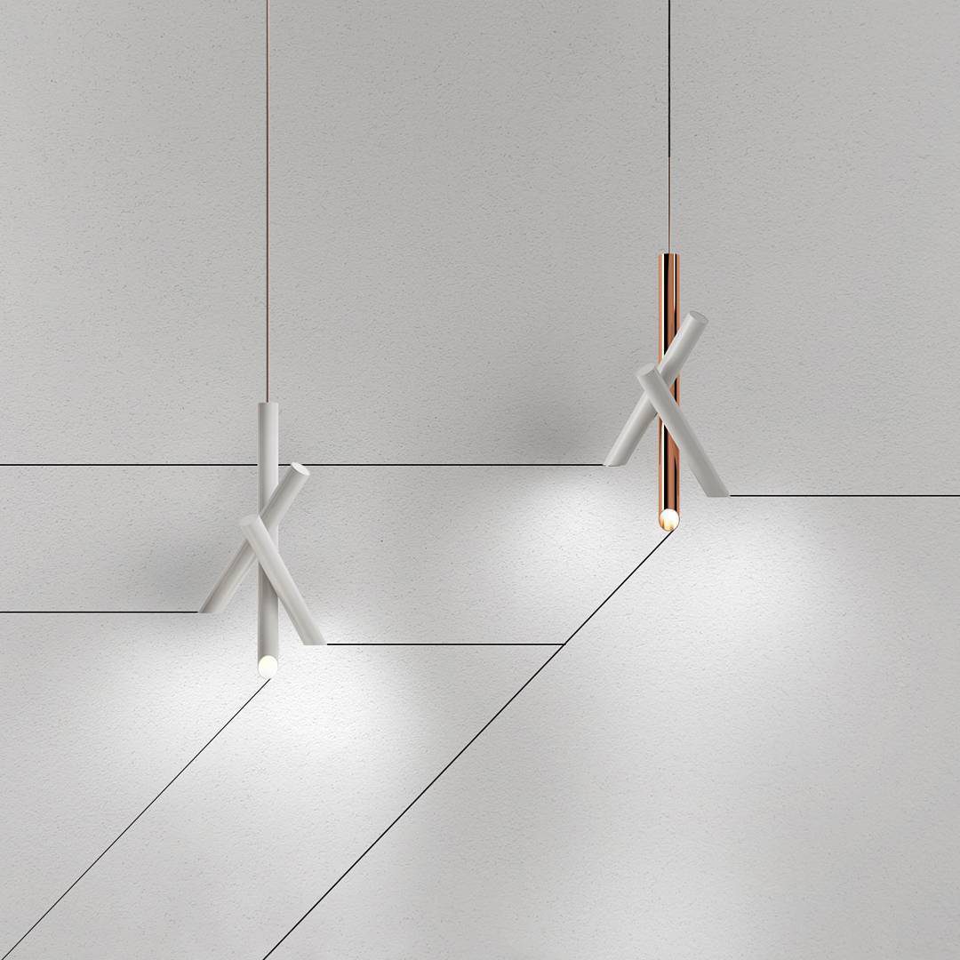 Tubular Glass Pendant Light