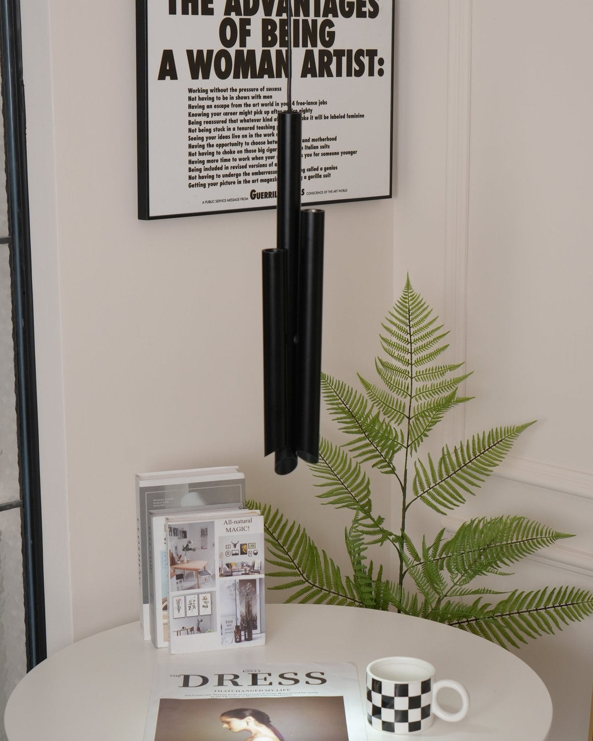 Tubular Glass Pendant Light
