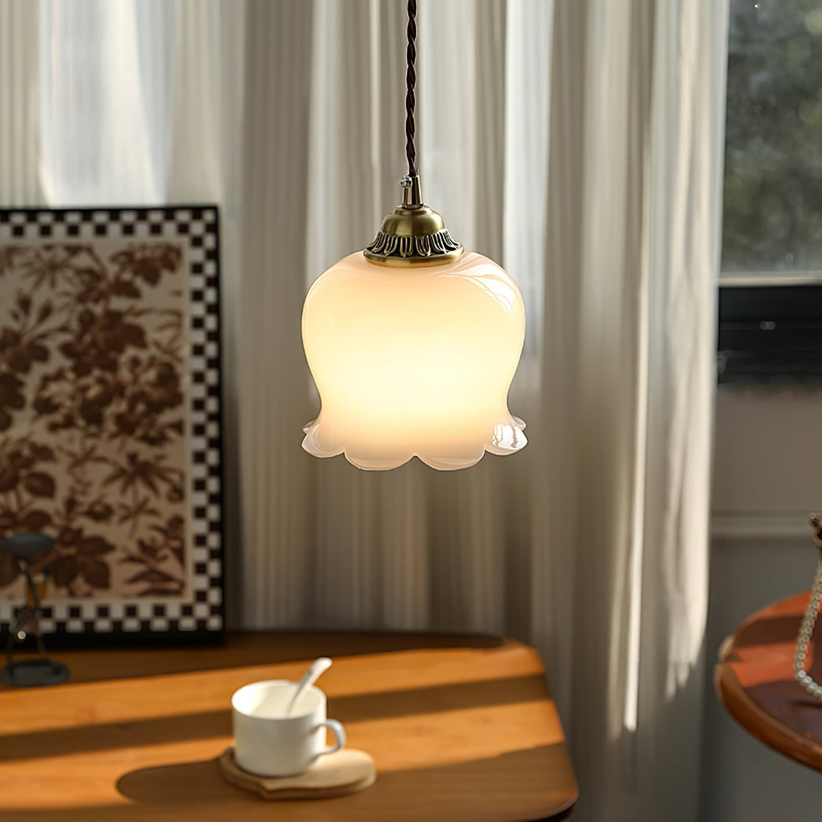 Valley Flower Pendant Swag Lamp