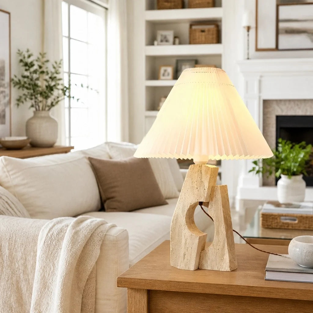 velsera-modern-pleated-travertine-table-light