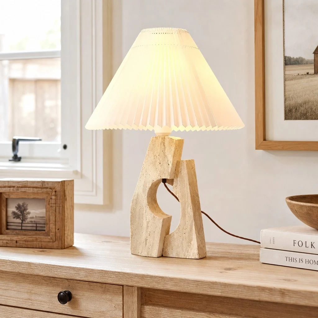 velsera-modern-pleated-travertine-table-light