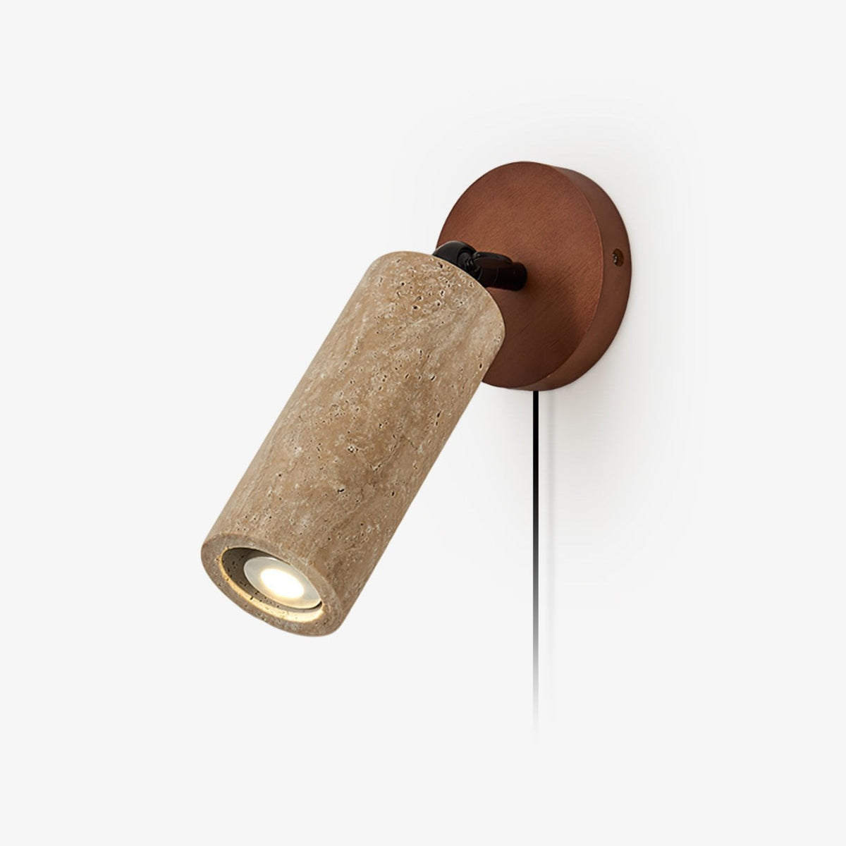 Versa Stone Adjustable Plug In Wall Light