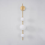 Vertical Globe Wall Lamp