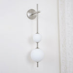 Vertical Globe Wall Lamp