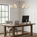 vintage-arc-arm-multi-heads-fabric-chandelier